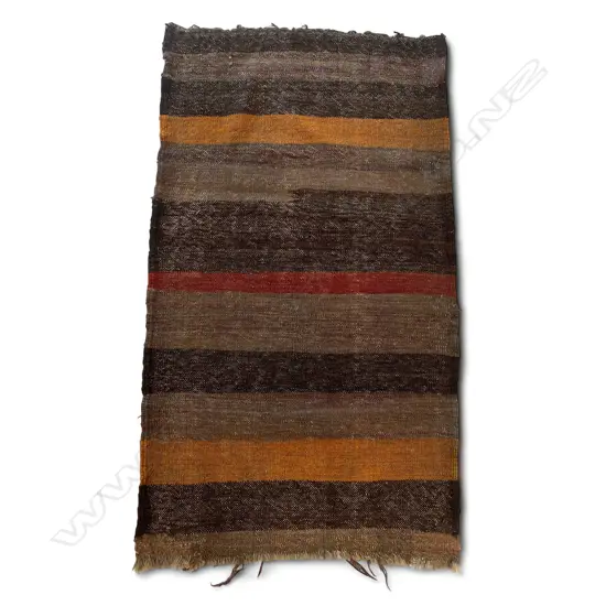 Bag back - plain weave, - striped pattern - braided sides. 105 x 61cm